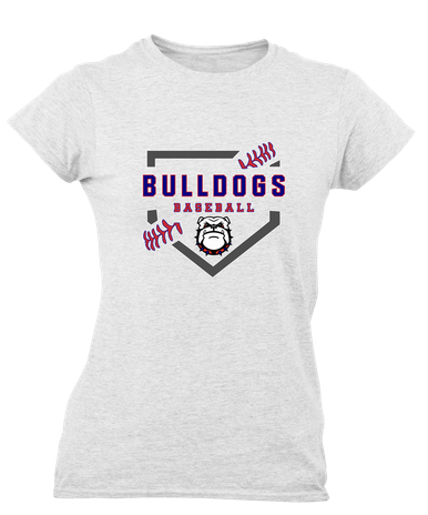 Richmond Bulldogs Baseball #2 Women's Premium SS T-Shirt