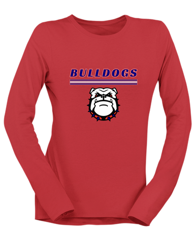 Richmond Bulldogs Mascot #8 Women's Premium LS T-Shirt