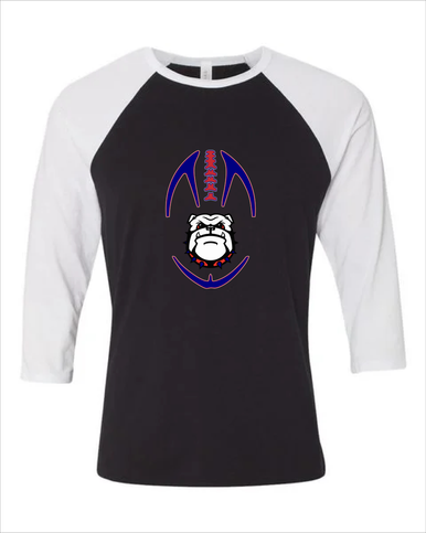 Richmond Bulldogs Football #4 Women's Baseball T-Shirt