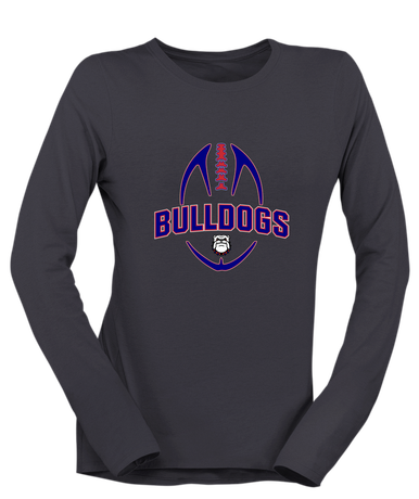 Richmond Bulldogs Football #5 Women's LS T-Shirt