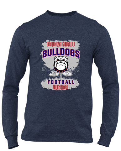 Richmond Bulldogs Football #6 Men's LS T-Shirt