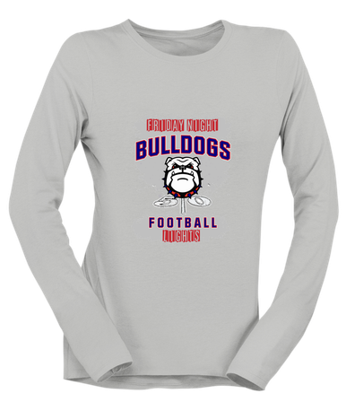 Richmond Bulldogs Football #6 Women's Premium LS T-Shirt
