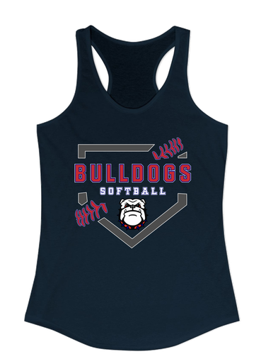 Richmond Bulldogs Softball #2 Women's Tank Top