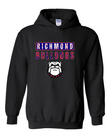 Richmond Bulldogs Mascot #9 Men's Hoodie