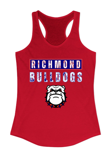 Richmond Bulldogs Mascot #9 Women's Tank Top