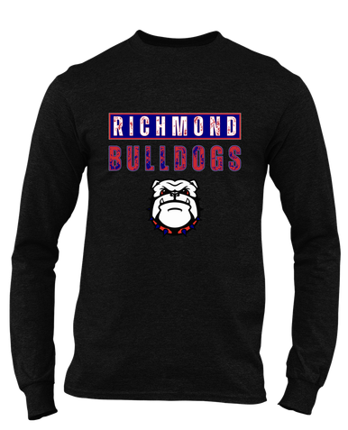 Richmond Bulldogs Mascot #9 Men's LS T-Shirt