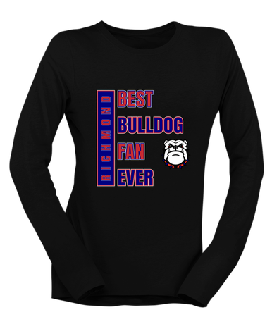 Richmond Bulldogs Best Bulldog Fan Women's LS T-Shirt