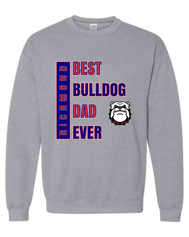 Richmond Bulldogs Best Bulldog Dad Men's Sweatshirt