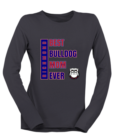 Richmond Bulldogs Best Bulldog Mom Women's LS T-Shirt