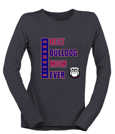 Richmond Bulldogs Best Bulldog Mom Women's Premium LS T-Shirt