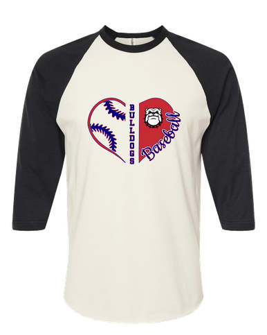 Richmond Bulldogs Heart Baseball Women's Baseball T-Shirt