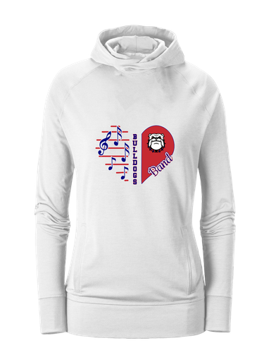 Richmond Bulldogs Heart Band Women's Hoodie