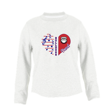 Richmond Bulldogs Heart Band Women's Sweatshirt