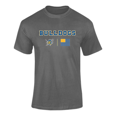Kingman Bulldogs Team Colors Flag Men's SS T-Shirt