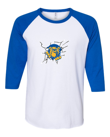 Kingman Bulldogs Mascot #1 Women's Baseball T-Shirt
