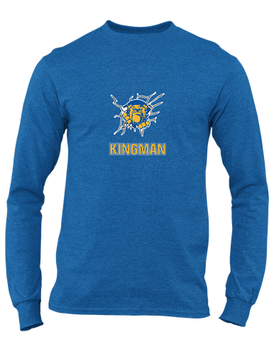 Kingman Bulldogs Mascot #2 Men's Premium LS T-Shirt