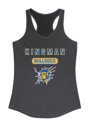 Kingman Bulldogs Mascot #3 Women's Tank Top