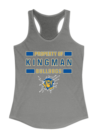 Kingman Bulldogs Property Of Women's Tank Top