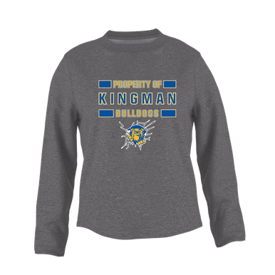 Kingman Bulldogs Property Of Women's Sweatshirt
