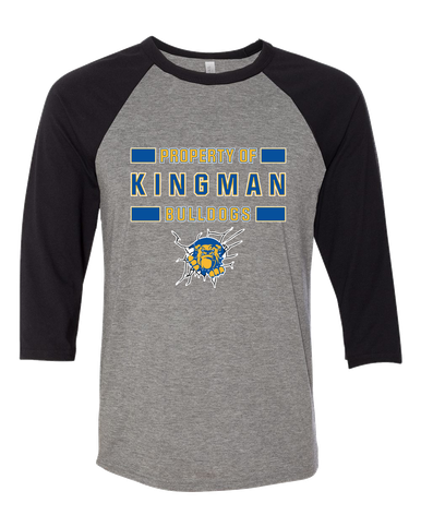 Kingman Bulldogs Property Of Women's Baseball T-Shirt