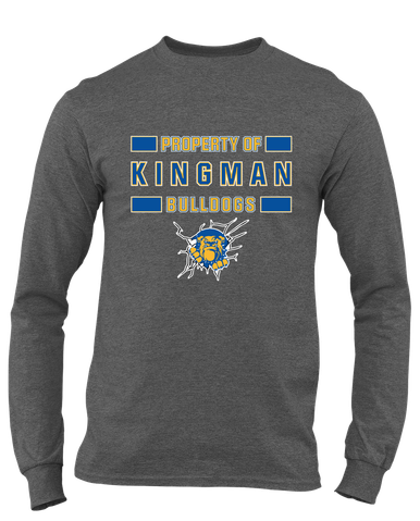 Kingman Bulldogs Property Of Men's Premium LS T-Shirt