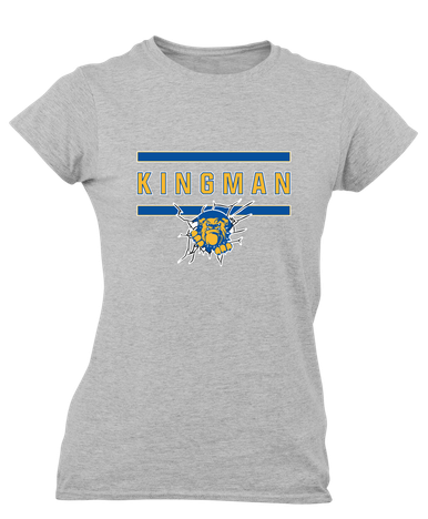 Kingman Bulldogs Mascot #4 Women's SS T-Shirt