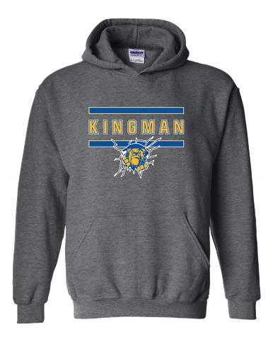 Kingman Bulldogs Mascot #4 Men's Hoodie