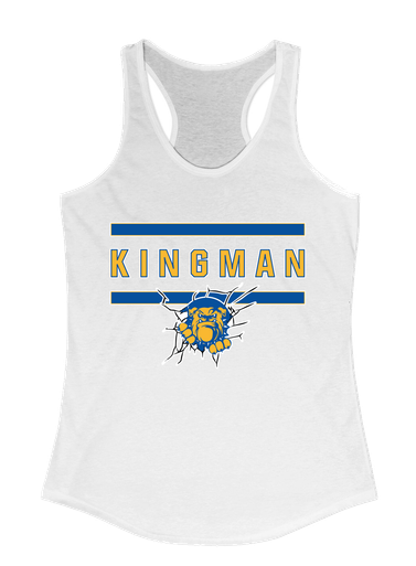 Kingman Bulldogs Mascot #4 Women's Tank Top
