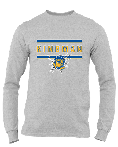 Kingman Bulldogs Mascot #4 Men's Premium LS T-Shirt