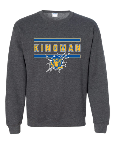 Kingman Bulldogs Mascot #4 Men's Sweatshirt