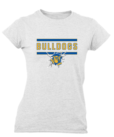 Kingman Bulldogs Mascot #5 Women's Premium SS T-Shirt