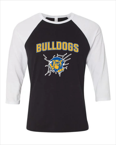 Kingman Bulldogs Mascot #6 Women's Baseball T-Shirt