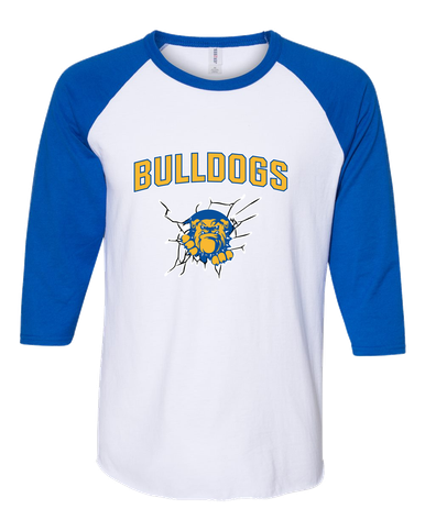 Kingman Bulldogs Mascot #6 Men's Baseball T-Shirt