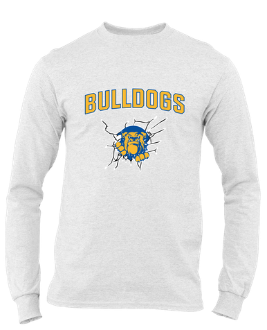 Kingman Bulldogs Mascot #6 Men's LS T-Shirt