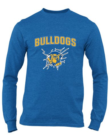 Kingman Bulldogs Mascot #6 Men's Premium LS T-Shirt