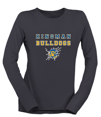 Kingman Bulldogs Spirit Women's Premium LS T-Shirt