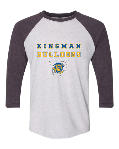 Kingman Bulldogs Spirit Women's Baseball T-Shirt