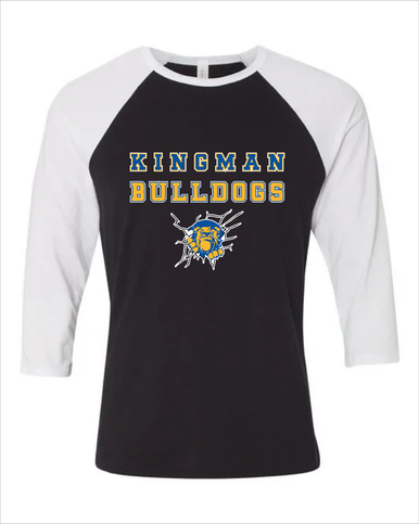 Kingman Bulldogs Spirit Men's Baseball T-Shirt