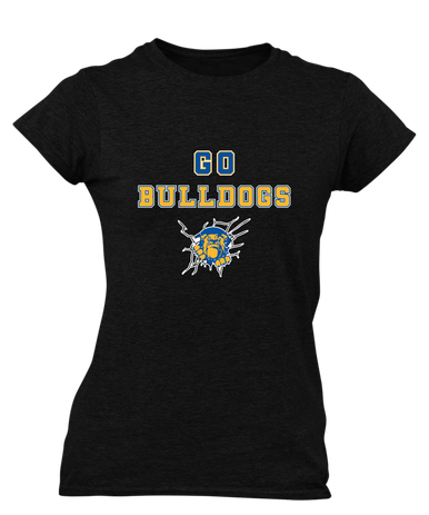Kingman Bulldogs Go Team Women's Premium SS T-Shirt