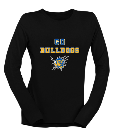 Kingman Bulldogs Go Team Women's LS T-Shirt