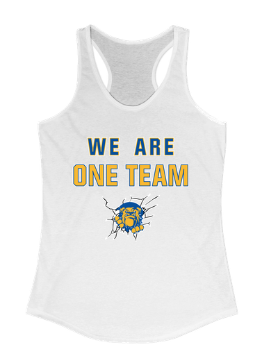 Kingman Bulldogs We Are One Team Women's Tank Top
