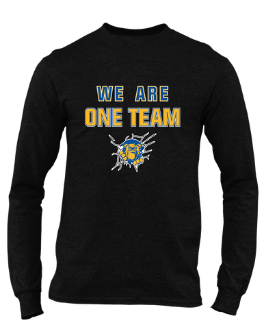 Kingman Bulldogs We Are One Team Men's LS T-Shirt