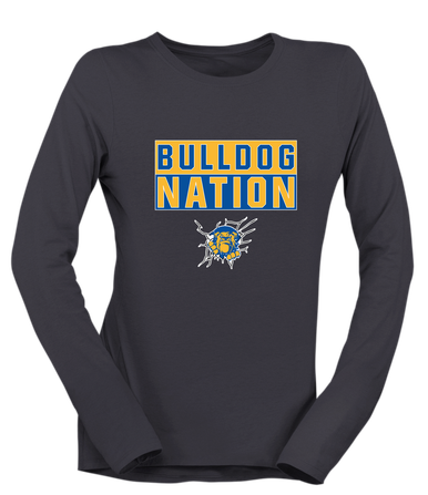 Kingman Bulldogs Nation #1 Women's Premium LS T-Shirt