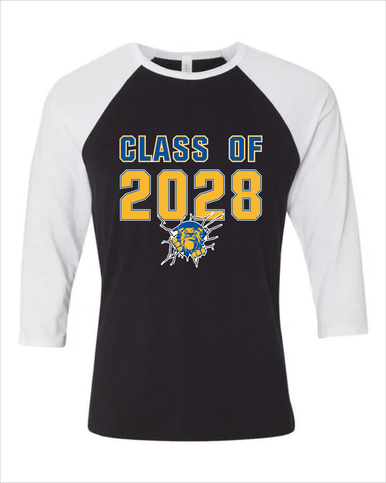 Kingman Bulldogs Class of 2028 Men's Baseball T-Shirt