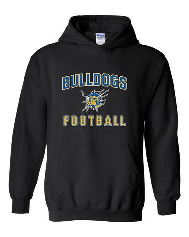 Kingman Bulldogs Football #1 Men's Hoodie