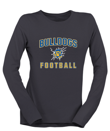 Kingman Bulldogs Football #1 Women's LS T-Shirt