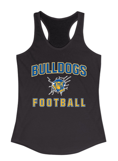 Kingman Bulldogs Football #1 Women's Tank Top