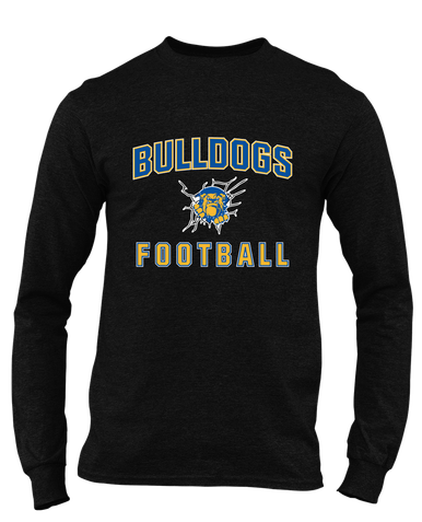 Kingman Bulldogs Football #1 Men's LS T-Shirt