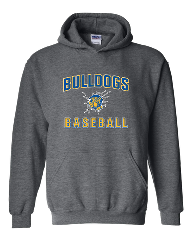 Kingman Bulldogs Baseball #1 Men's Hoodie