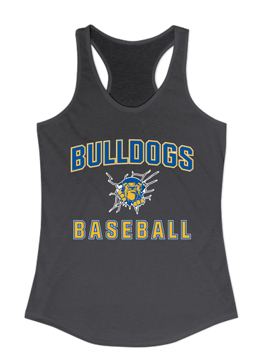 Kingman Bulldogs Baseball #1 Women's Tank Top